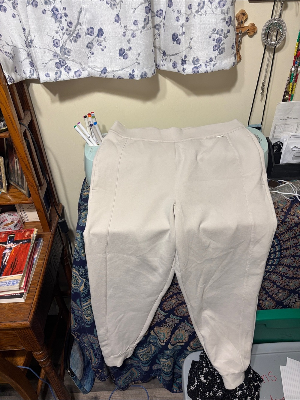 Nike Women's Cream/Tan Track Joggers
